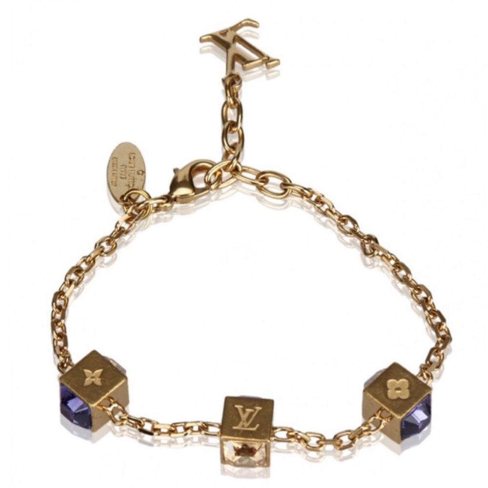 Authentic LV Louis vuitton gold plated bracelet